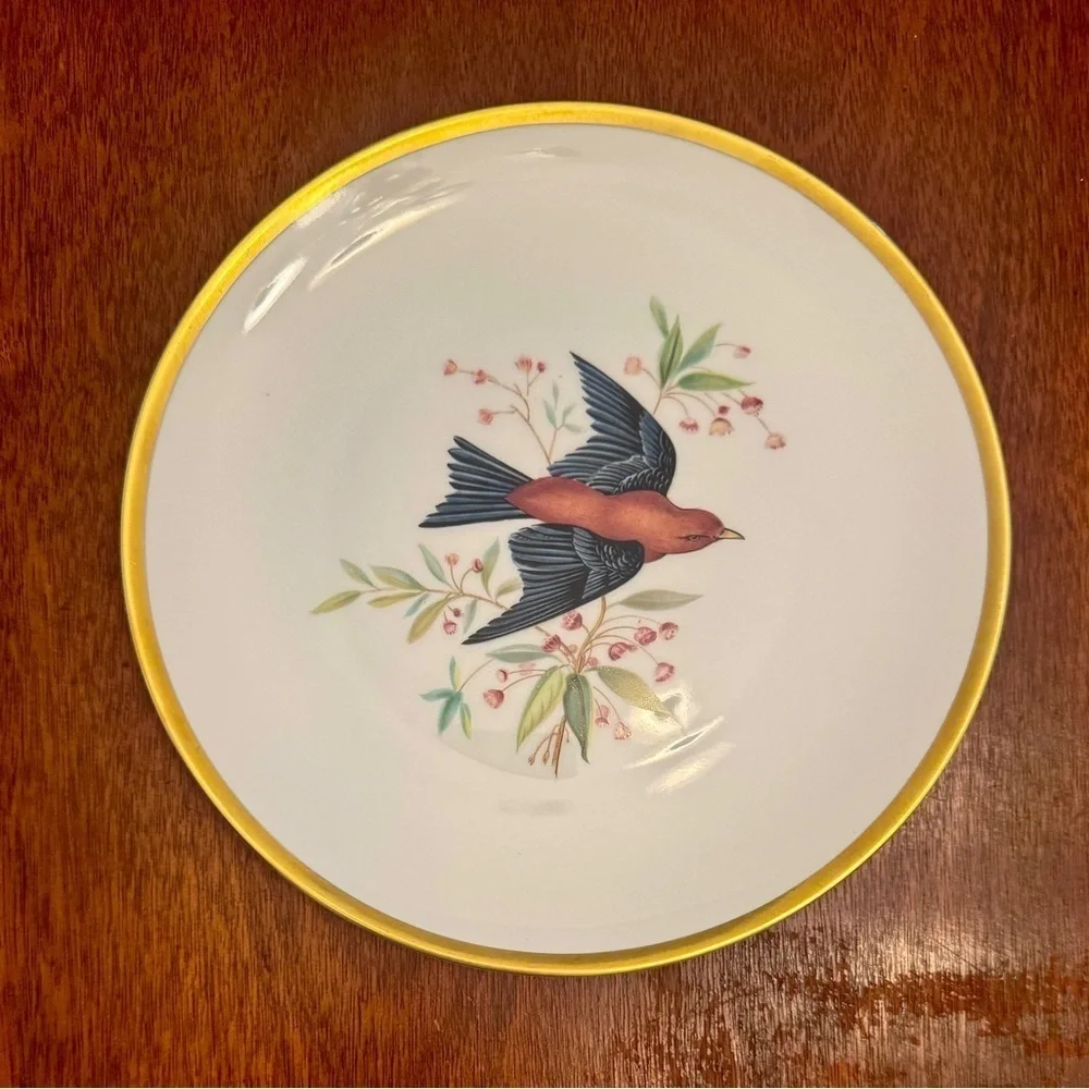 Hutschenreuther Pasco Bone China Audubon Bird Plates (8”)